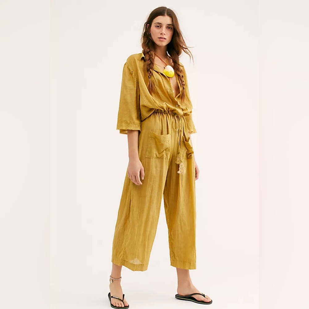 jen's pirate booty jibarita cotton jumpsuit